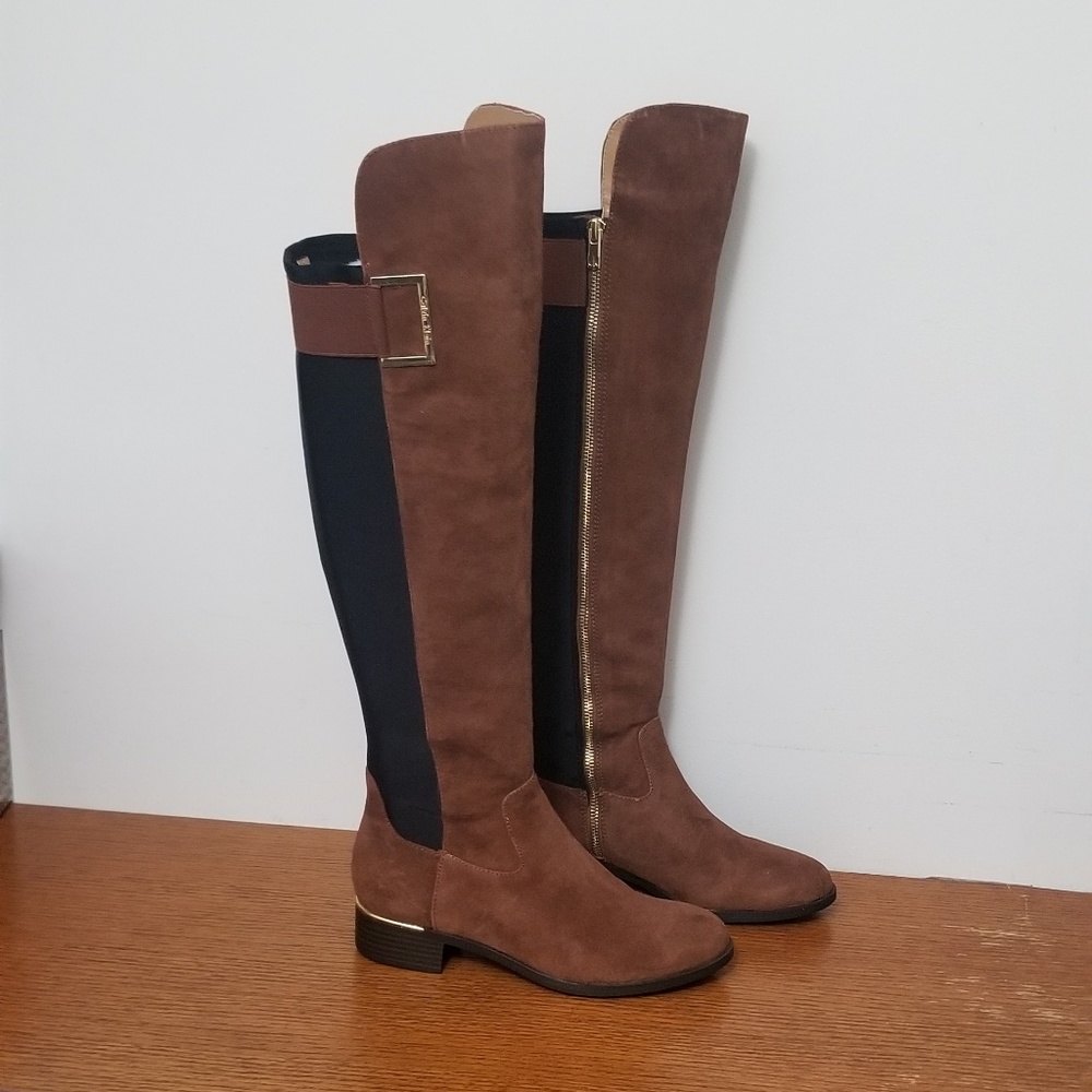 NWB Clavin Klein Wide Calf Over the Knee Boots